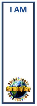 2019 harmony day bookmark